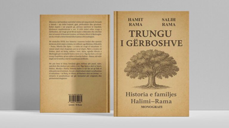 DOLI NGA BOTIMI MONOGRAFIA HISTORIKO–LETRARE “TRUNGU I GËRBOSHVE – HISTORIA E FAMILJES HALIMI–RAMA”